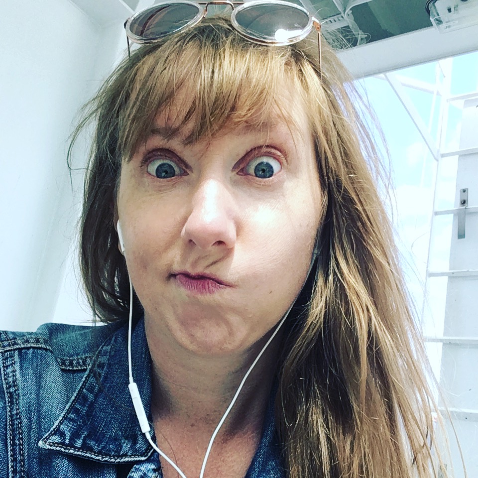 Picture of Ainslie making a weirdo face