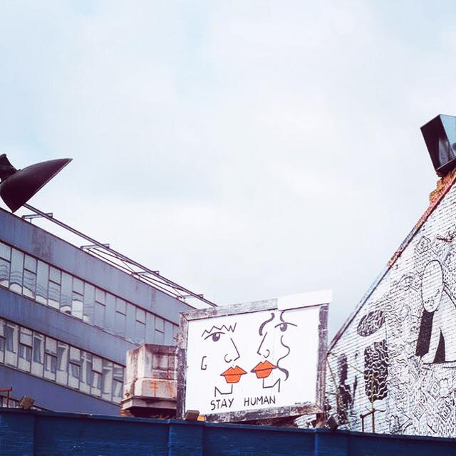 Billboard street art shoreditch